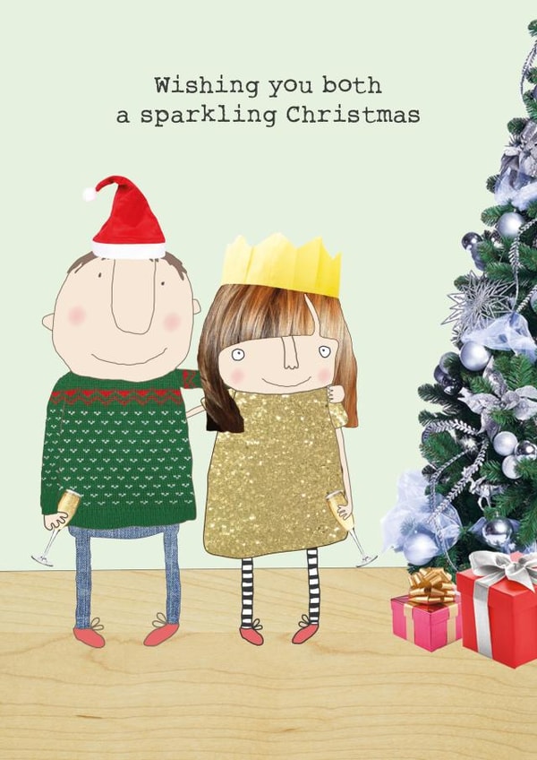 To Both Sparkling Christmas card created by Rosie Made A Thing