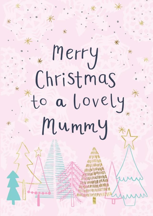 Lovely Mummy Christmas Card created by Sarah Catherine