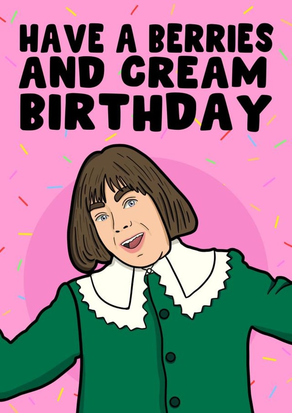 Have a Berries and Cream Birthday created by PearlandRosePrints