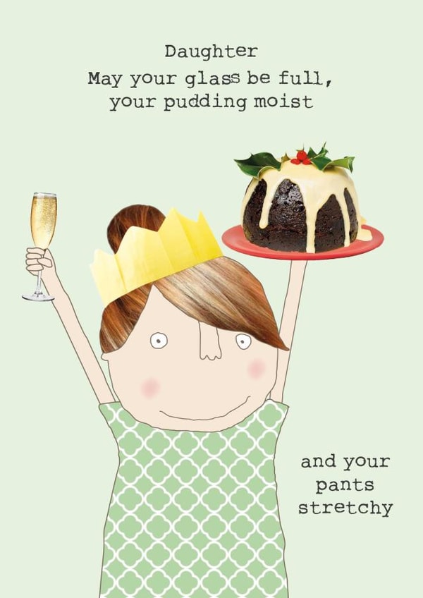 Daughter Glass Full Christmas card created by Rosie Made A Thing