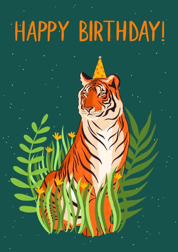 Happy Birthday Tiger! created by Sarah Cowan