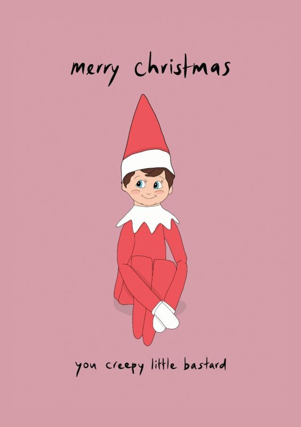 Creepy Christmas elf created by Eat the Moon