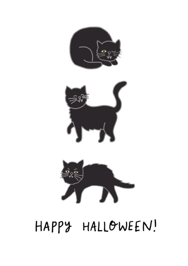 Happy Halloween Black Cat Card created by Jessica Woodhouse