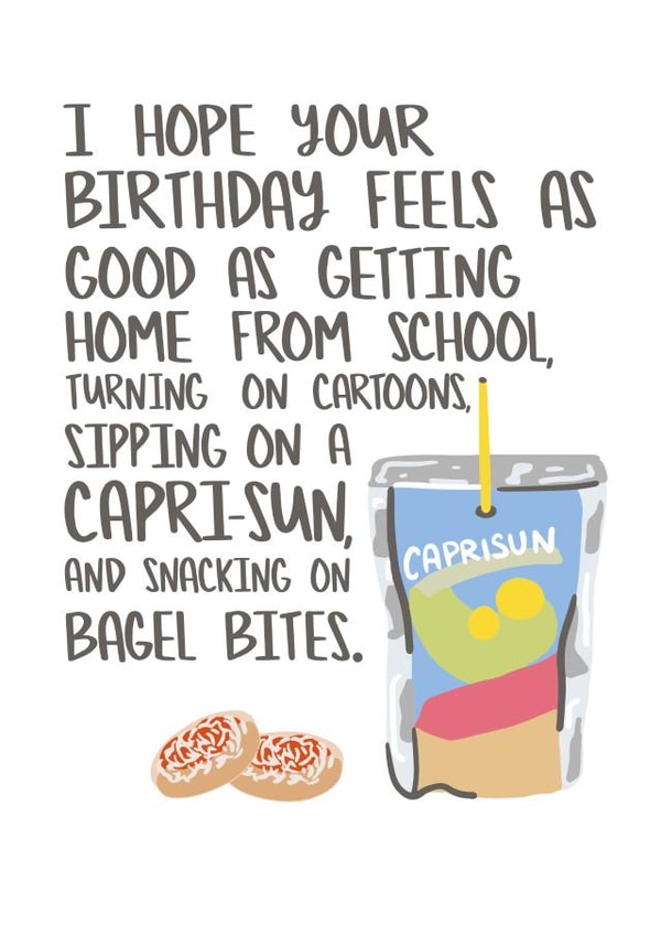 90s Nostalgic Birthday Card created by Knotty Cards