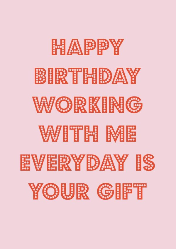 Working with me is your gift created by Nicola Jo