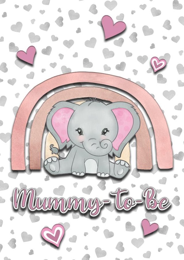 Mummy To Be, Baby Girl Congratulations Card created by Vivid Variations