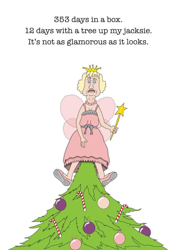 Christmas Fairy, funny job description created by Mel Barren