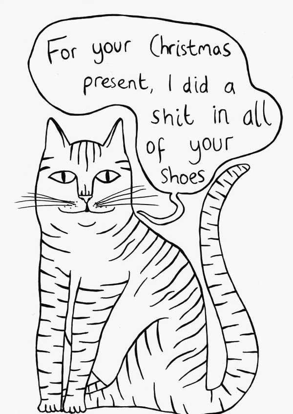 The cat did a sh*t in your shoes created by Rochelle Asquith