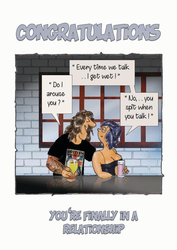 Another great card design from cartoonist STRINGS created by David Stringer ( STRINGS )