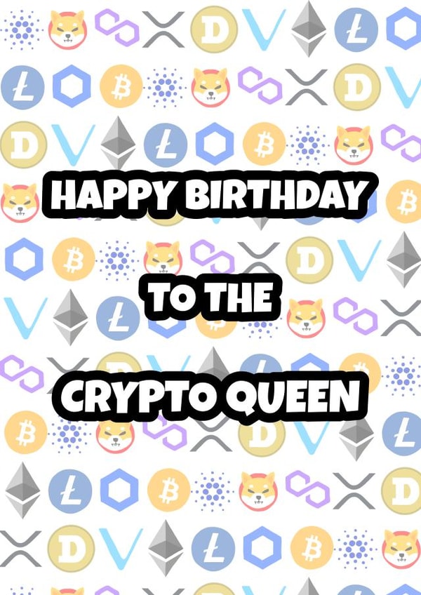 Happy Birthday To The Cryptocurrency Queen! created by Celebgear