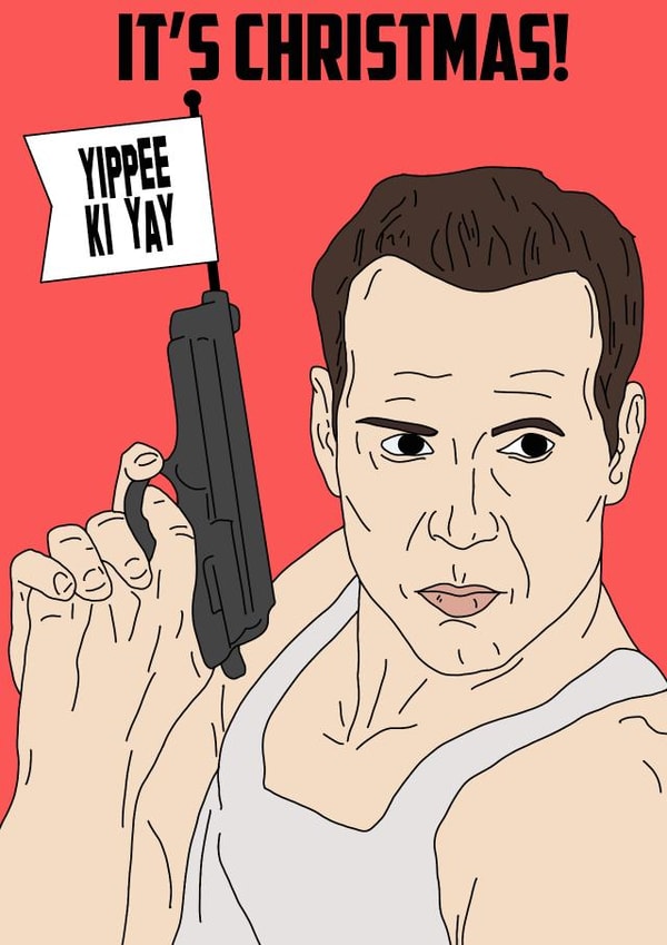Christmas with John McClane created by Kittiwake Creations