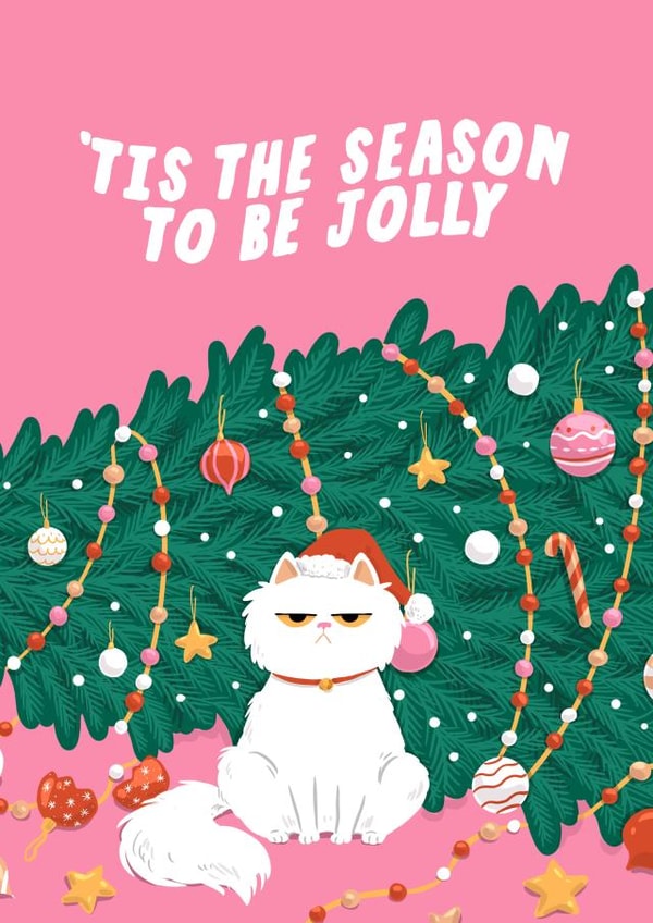 Jolly Christmas Card created by Jude Patla 