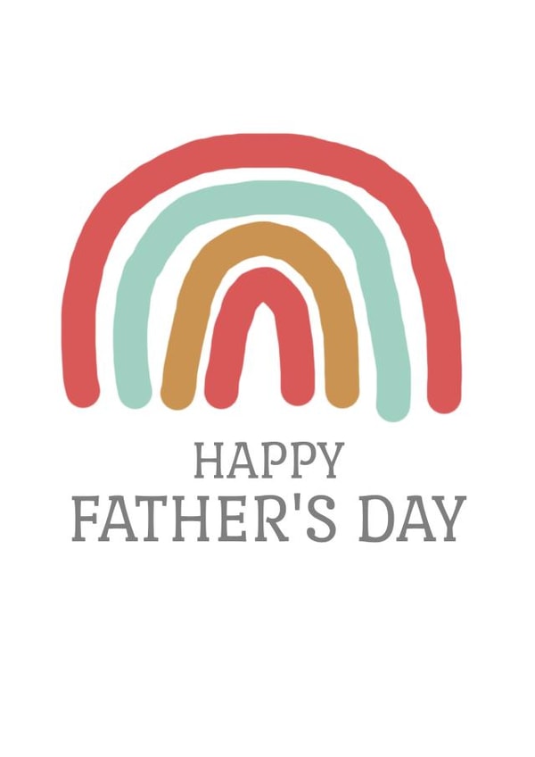 Happy Father's Day, Colourful, Cute created by DoodleCo