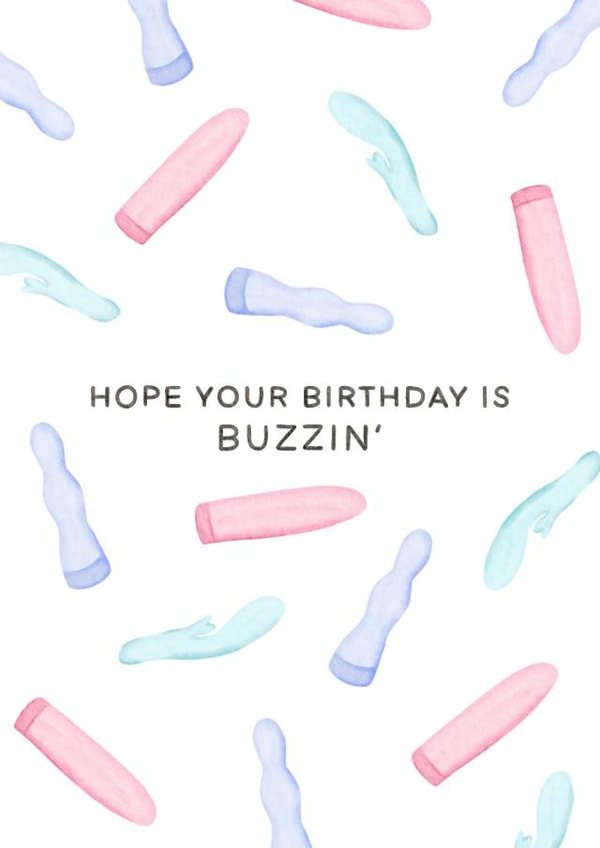 Hope Your Birthday is Buzzin' Birthday Card created by Debora Sofia