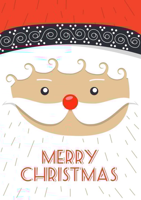 Merry Christmas from an up-close Santa created by RedNosedBadger