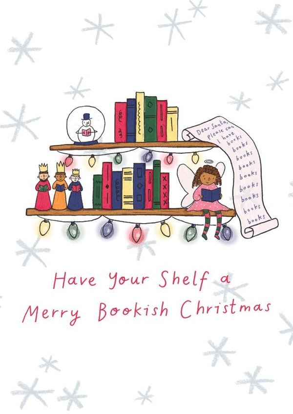 Have Your Shelf a Merry Bookish Christmas card created by Verity Robinson