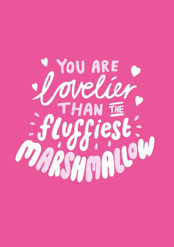 Cute pink thank you card for friends created by @studio27eleven