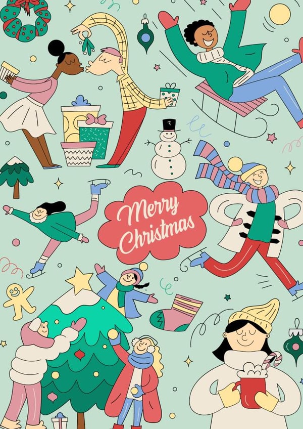 Festive Fun Christmas Card created by Thirty Mussels