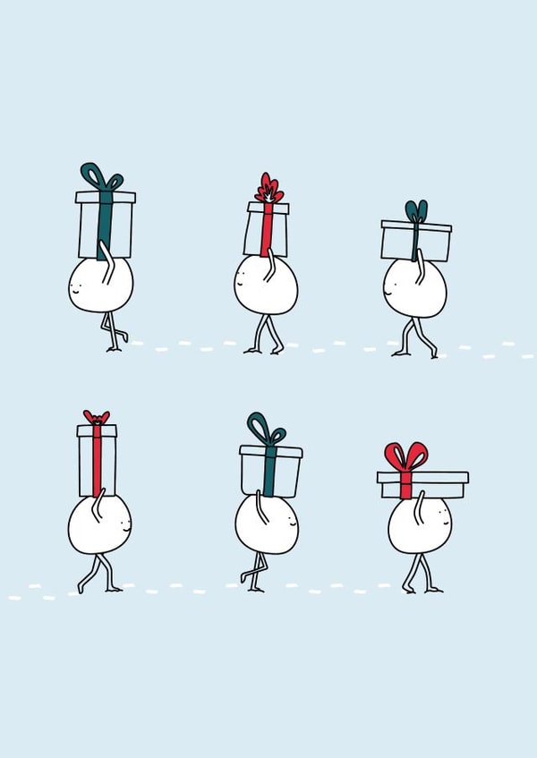 Christmas snowballs created by Anna Smith Design