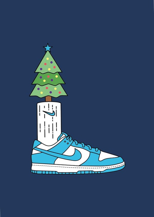 Christmas trainer 1001 created by Anna Smith Design