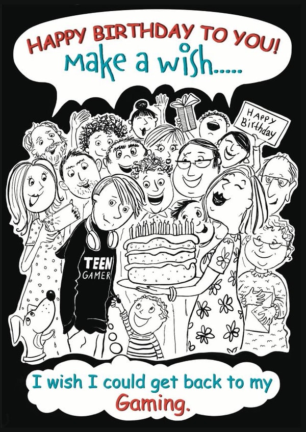Birthday Teenager Gamer created by Aimee Beaven