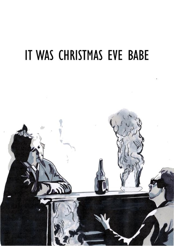 The Pogues Christmas Card - Fairytale of New York Christmas song lyrics created by Panda and the Prince