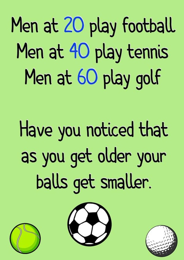 Funny pun for men husband fiancé birthday card created by Anxious Skribbles