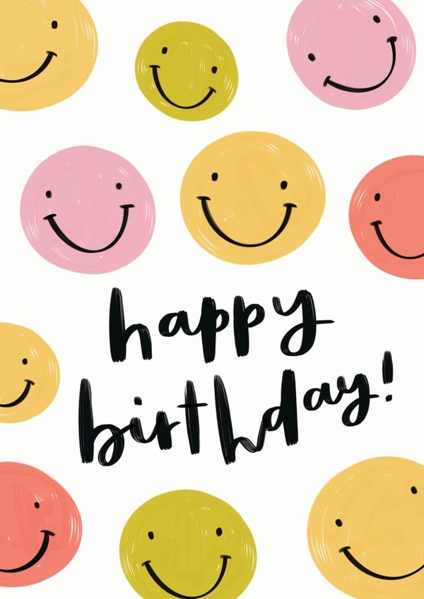 Smiley Faces Birthday created by Nicole Julia