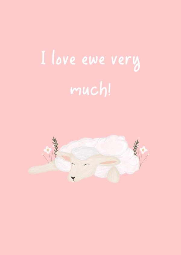 I love Ewe created by Ellen Cawley