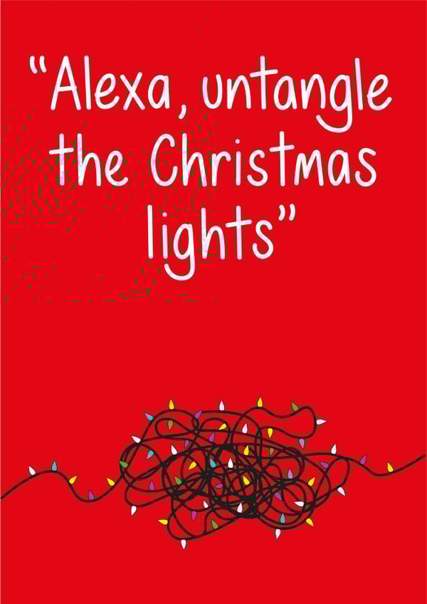 Alexa Christmas lights created by Lazy Mice