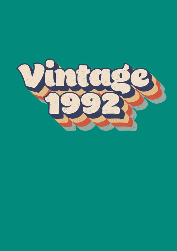 Vintage 1992 - Turquoise created by Dottie Mottie