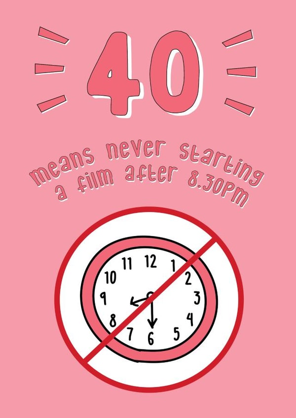 40 Means... - Happy Birthday Card created by @Laura Lonsdale Designs