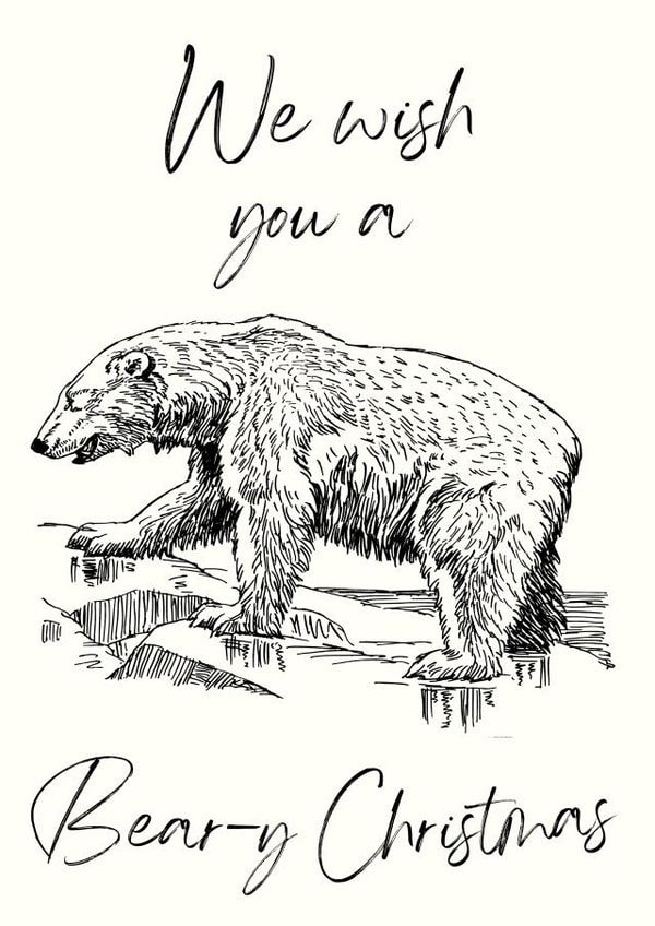 Bear-y Christmas Card created by Lilac Hailstorm