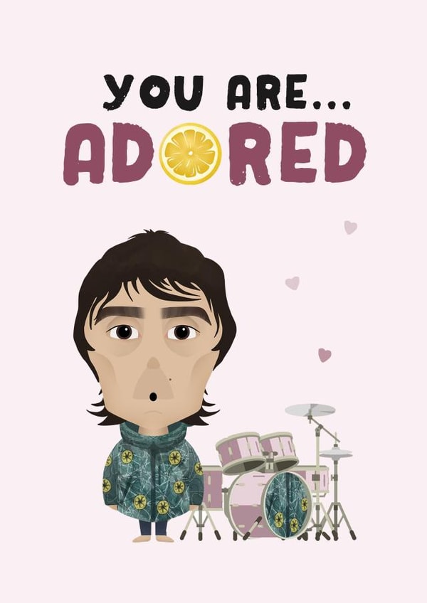 Ian Brown Valentine's Day Card created by Courtney