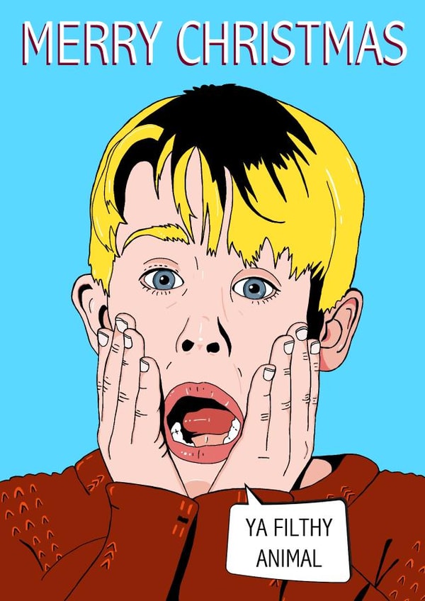 Home Alone Christmas Card created by Olivia Dimery