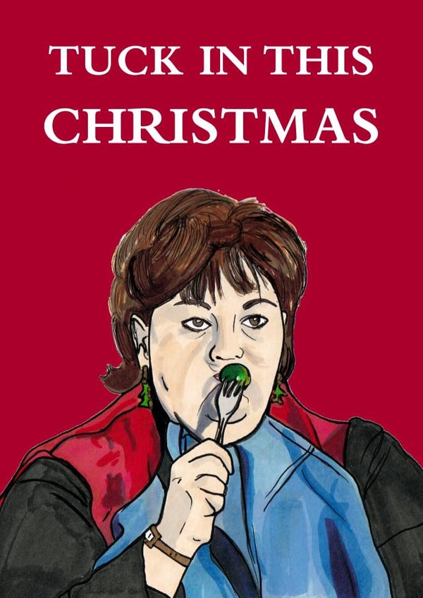 Vicar of Dibley Christmas card created by Panda and the Prince