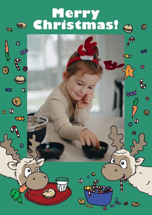 Christmas photocard created by Kat Willott