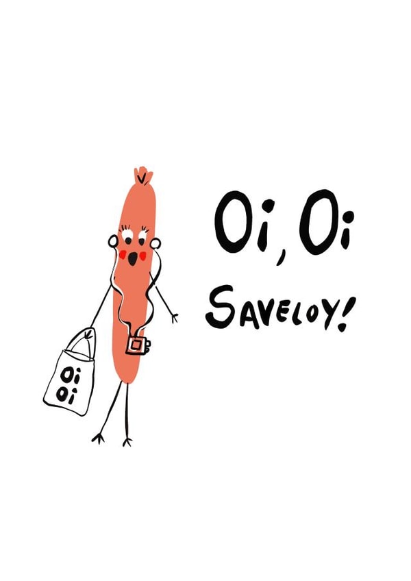 Saveloy Birthday Card created by The Doodle Apothecary