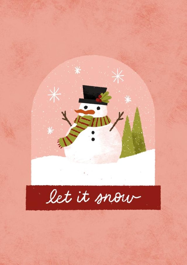 Let it Snow created by Collyn Wooden Illustration