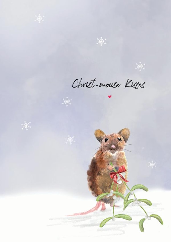 Christ-mouse kisses christmas one i love created by LAURA TRUBY DESIGNS