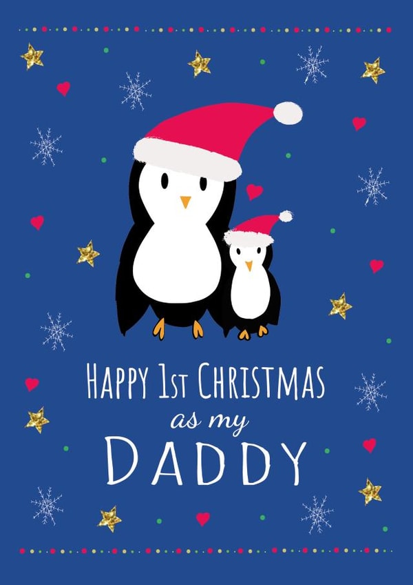 Happy 1st Christmas as my Daddy created by Missycards
