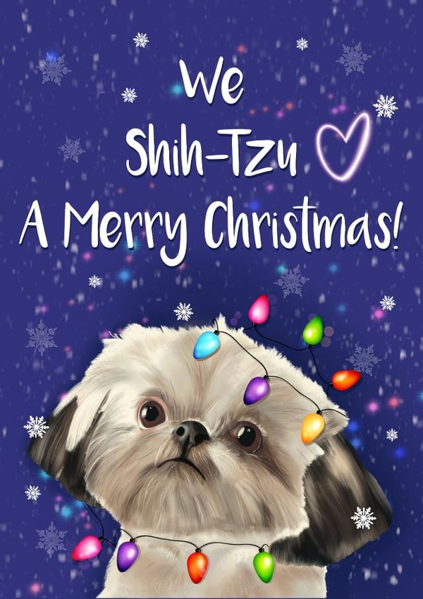 We Shih Tzu A Merry Christmas! created by Little Cat Creates