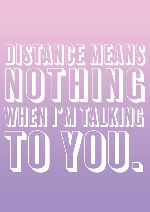 Long distance love created by Louise Melissa