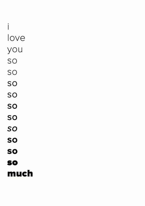 i love you so so so so so much created by Art + Ace Studio