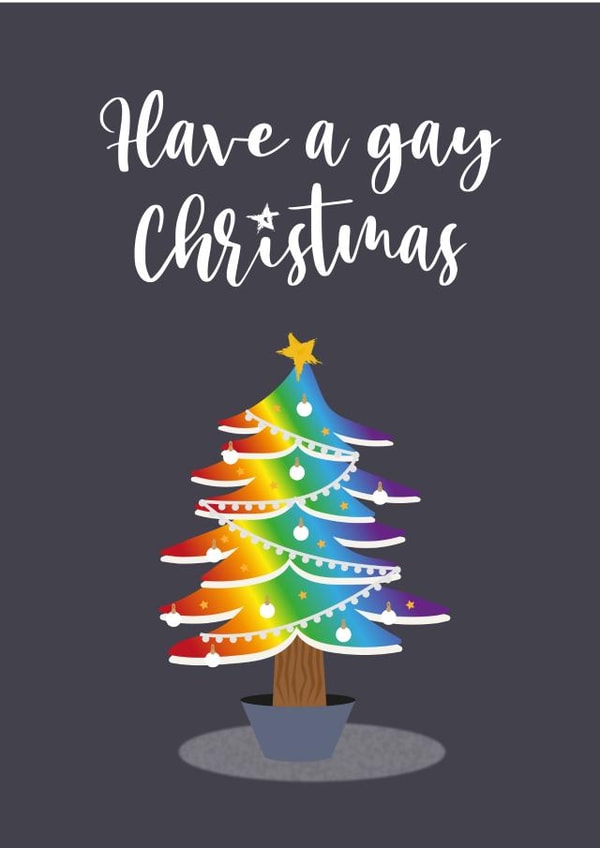Have a gay Christmas created by Betty Kitten