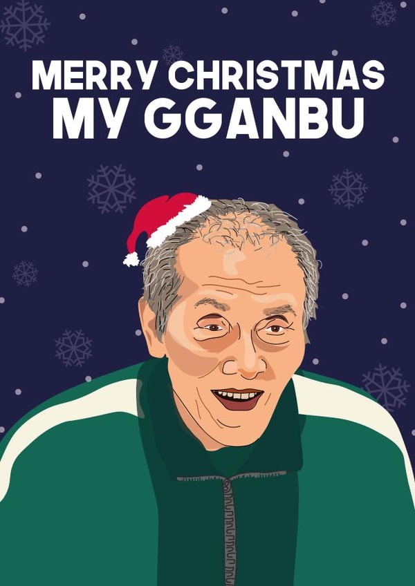 Squid Game Christmas Card created by WillyBee