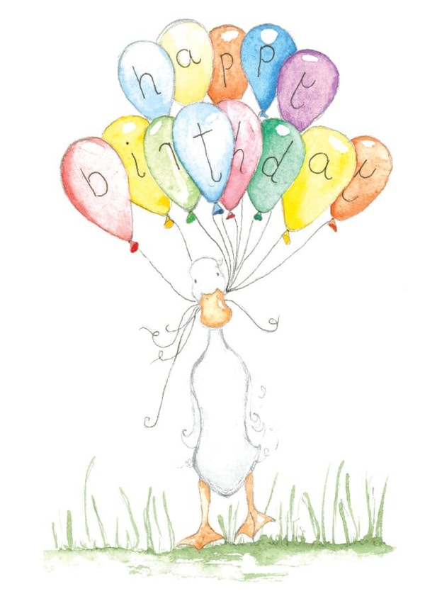 Happy Birthday Balloons created by Blue Duck Designs
