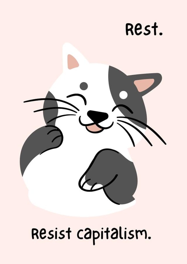 Resist capitalism created by Anu Priya