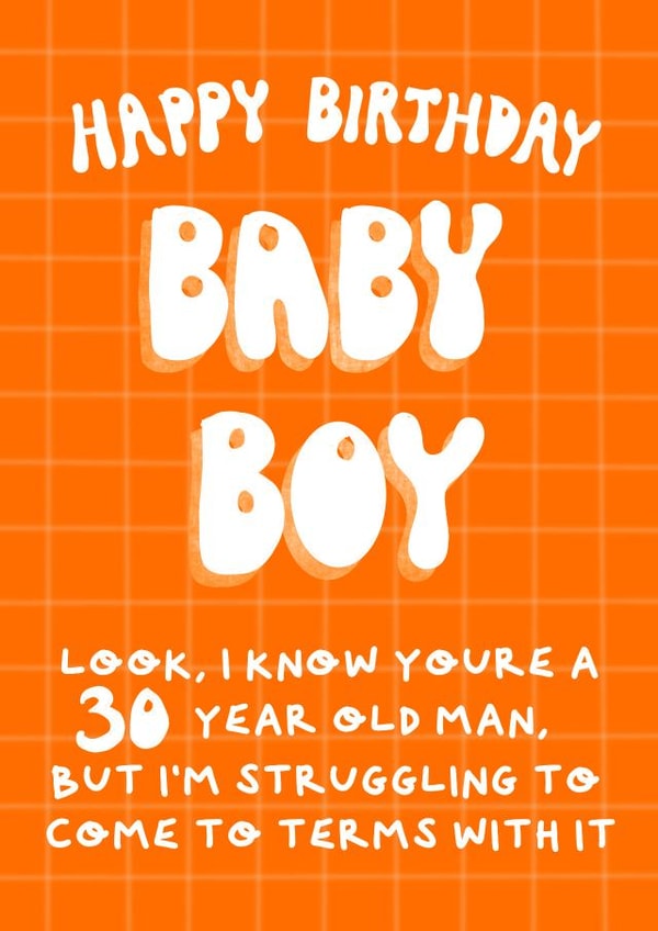 Son’s 30th birthday created by Rosie Johnson Illustrates