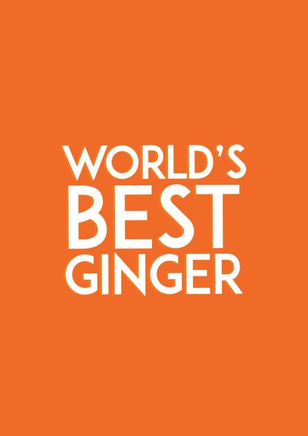 Ginger people need cards too! created by Banter Cards